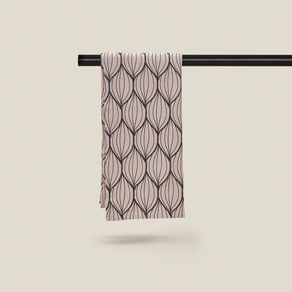 Torchon Rose 50x70 cm Coton Atelier Mouti