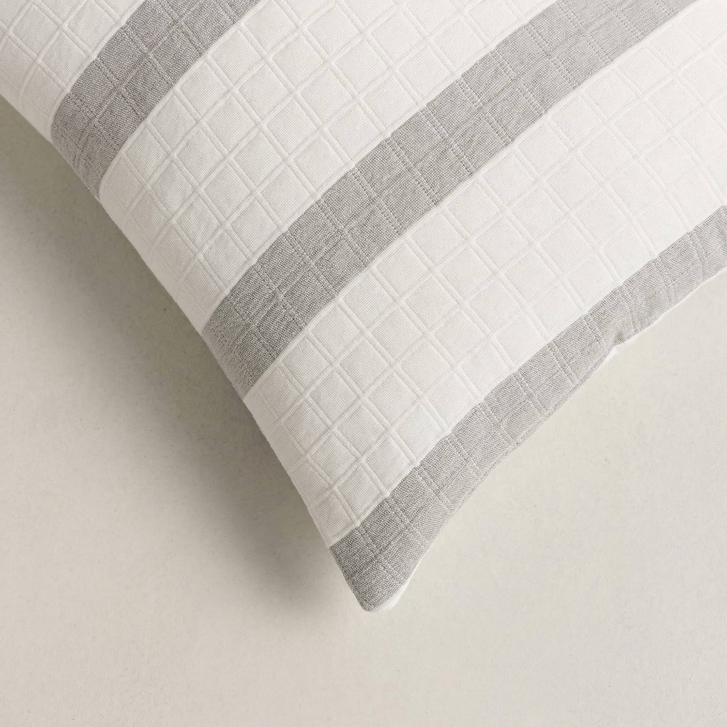 Housses de coussin jacquard TESSERA 45x45 cm et 50x30 cm - Pack de 2