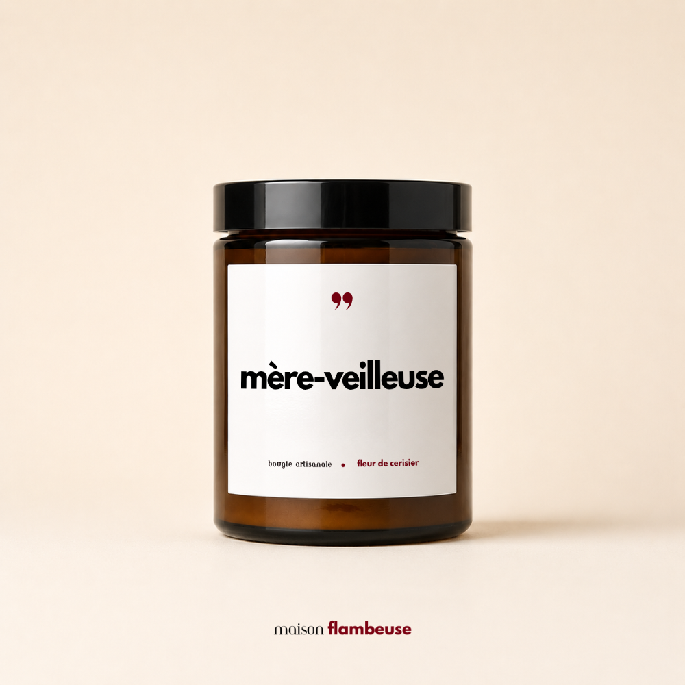 Bougie mère-veilleuse cadeau fête des mères