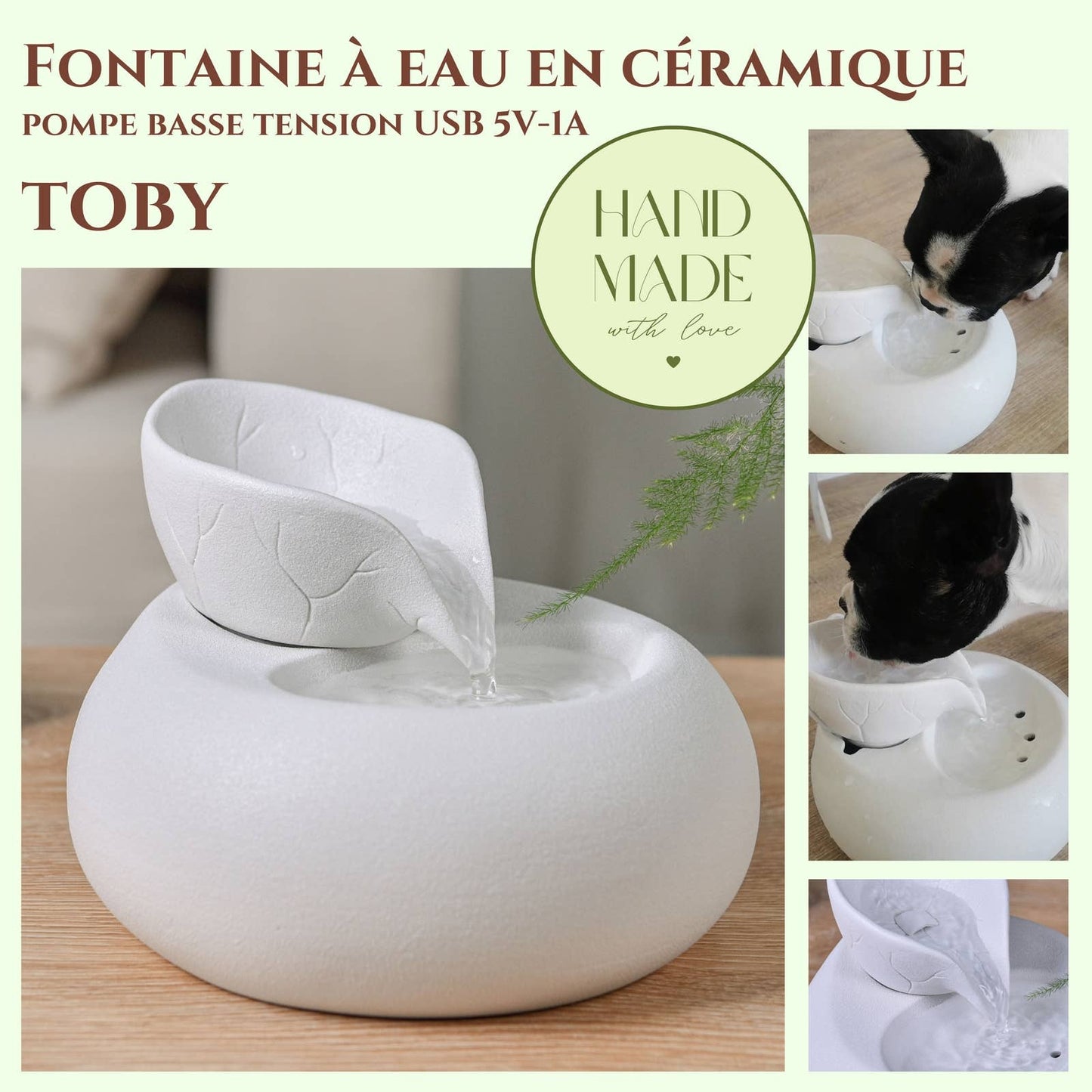 Fontaine Toby - Céramique Emaillée