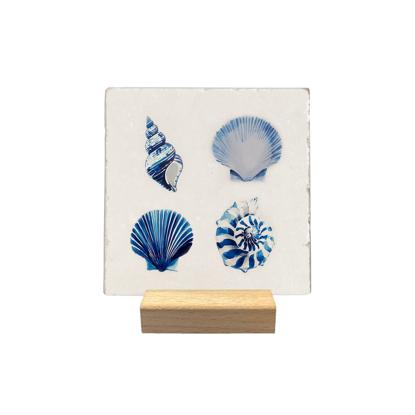 Carreau coquillages pierre naturelle – Décoration artisanale européenne