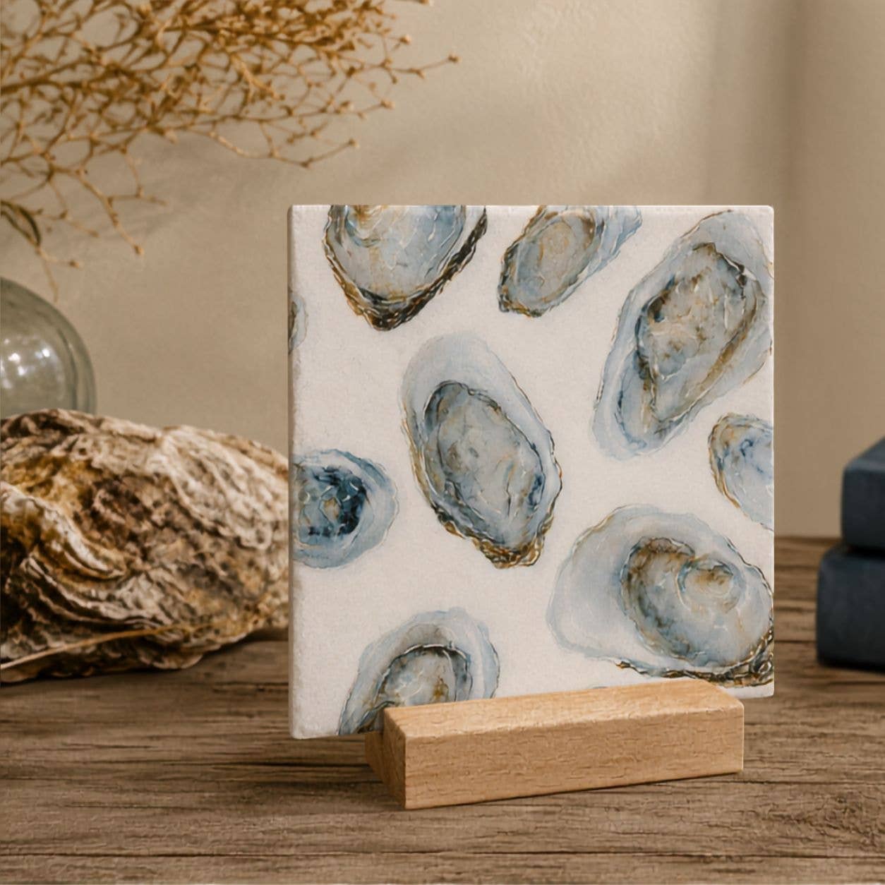 Carreau Oysters en pierre naturelle - Décoration artisanale