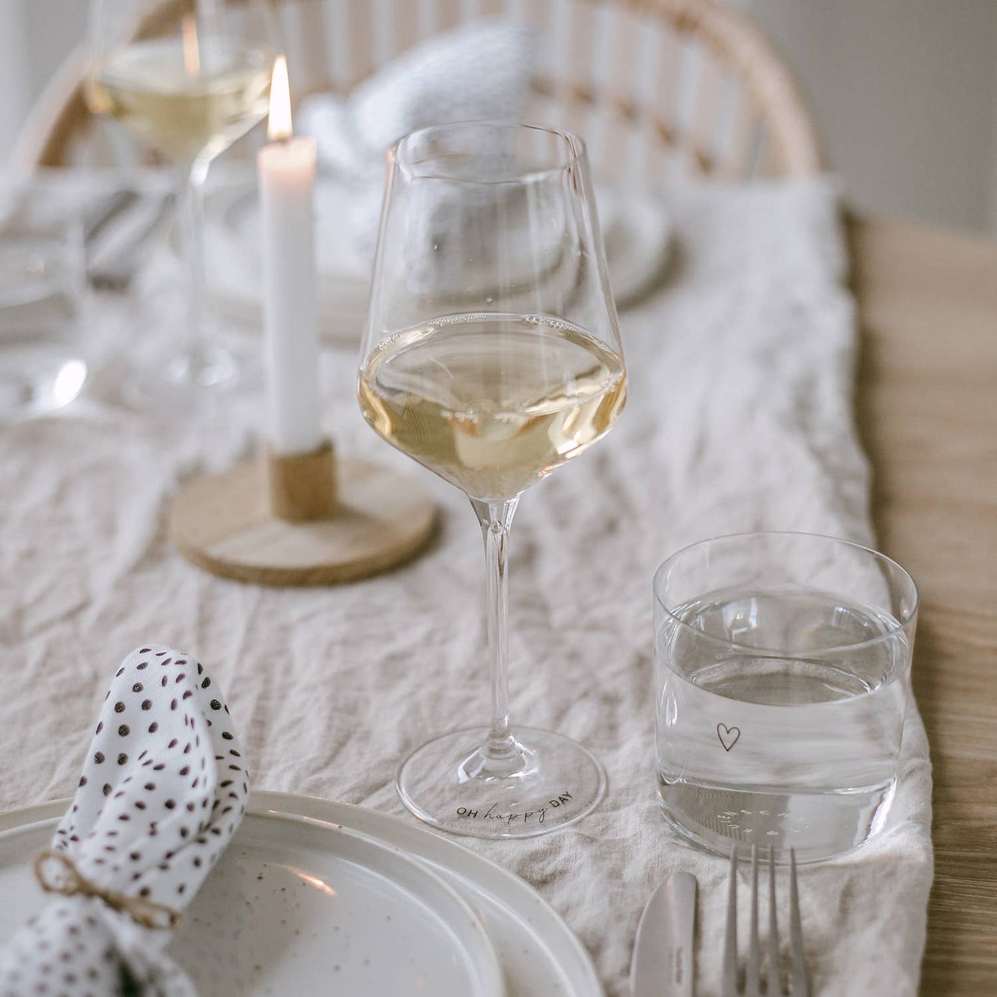 Verre à vin 390 ml « Oh Happy Day »