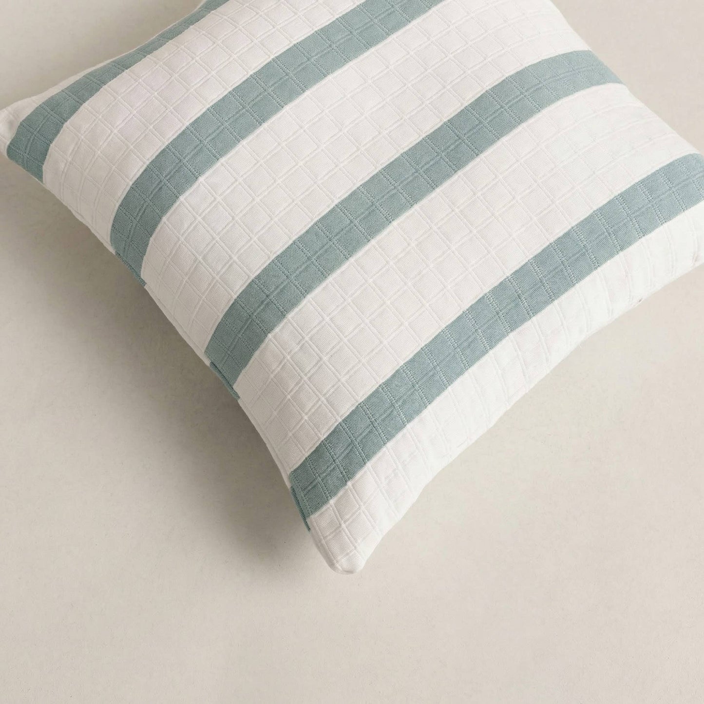 Housses de coussin jacquard TESSERA 45x45 cm et 50x30 cm - Pack de 2