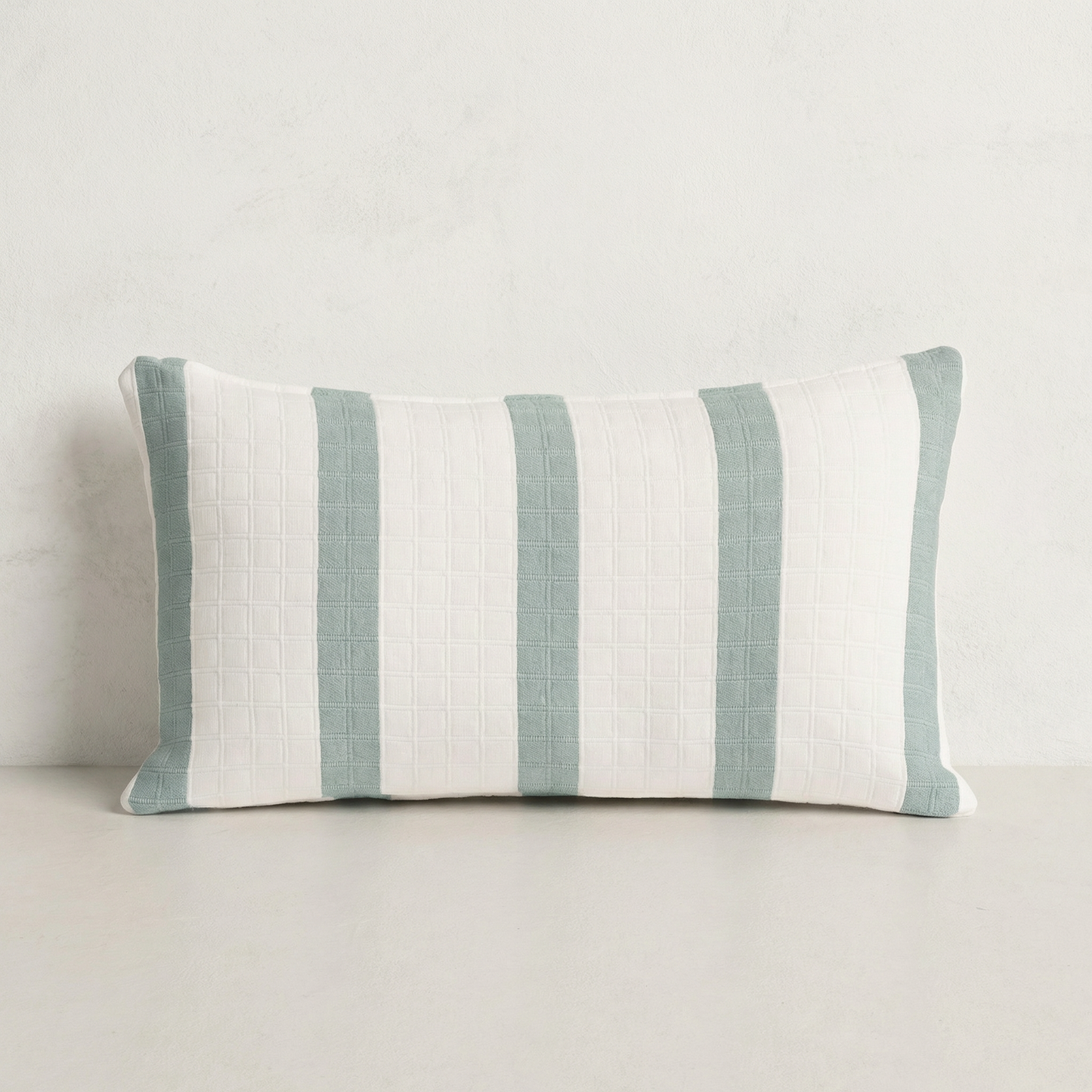 Housses de coussin jacquard TESSERA 45x45 cm et 50x30 cm - Pack de 2