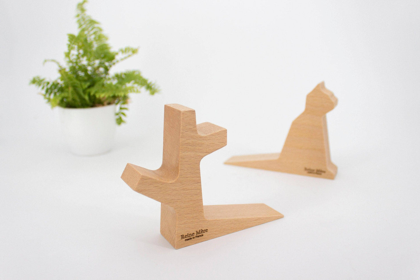 Cale-porte Prémices en hêtre massif - Décoration artisanale