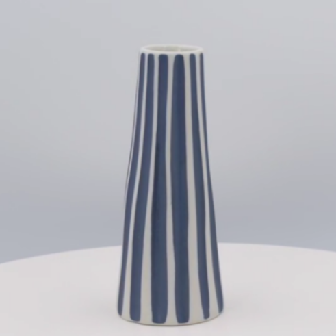 Vase long en porcelaine - Art Floral trading