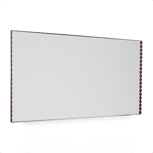 ARCS Mirror - rectangle burgundy | HAY