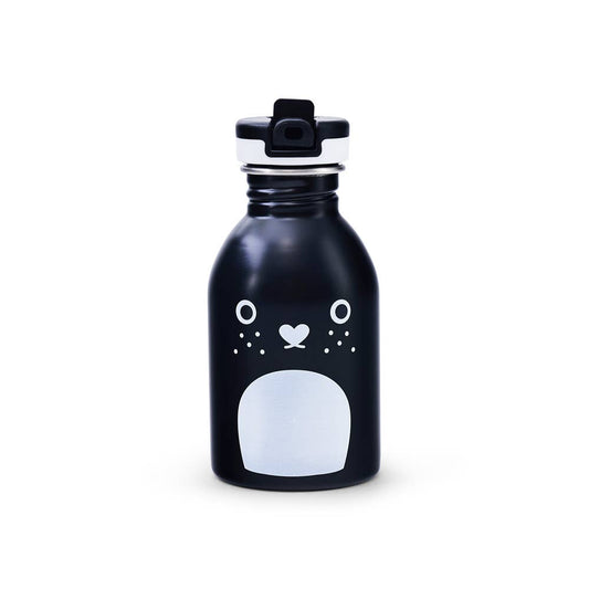 Bouteille en acier inoxydable 250 ml Riceberry Rabbit Noodoll, design durable et sans BPA, avec illustration de lapin.