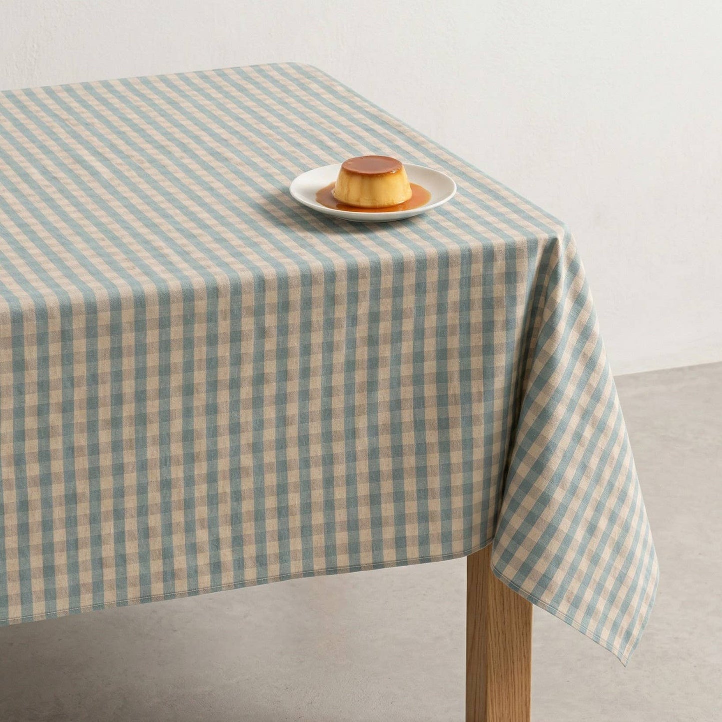 Nappe anti-taches vichy coton NOVY 140 cm – Motif carreaux élégant
