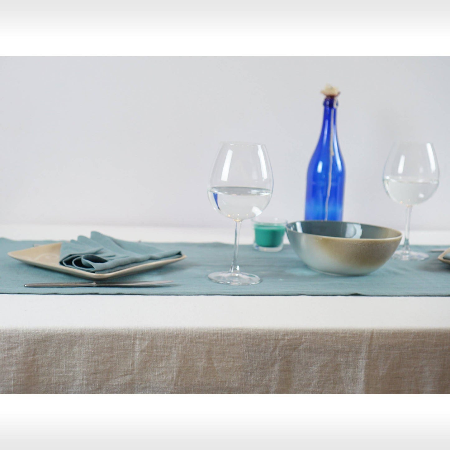 Chemin de table en lin 40 x 140 cm