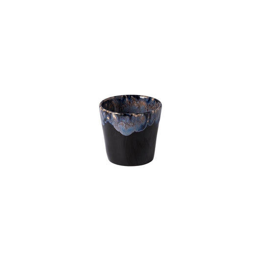 Tasse espresso et lungo en grès Costa Nova, design élégant avec finition texturée, idéale pour café chaud.