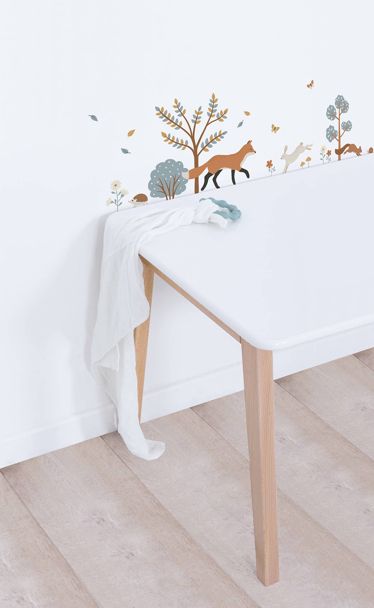 Stickers muraux A3 animaux forêt renard - Décoration murale enfant France