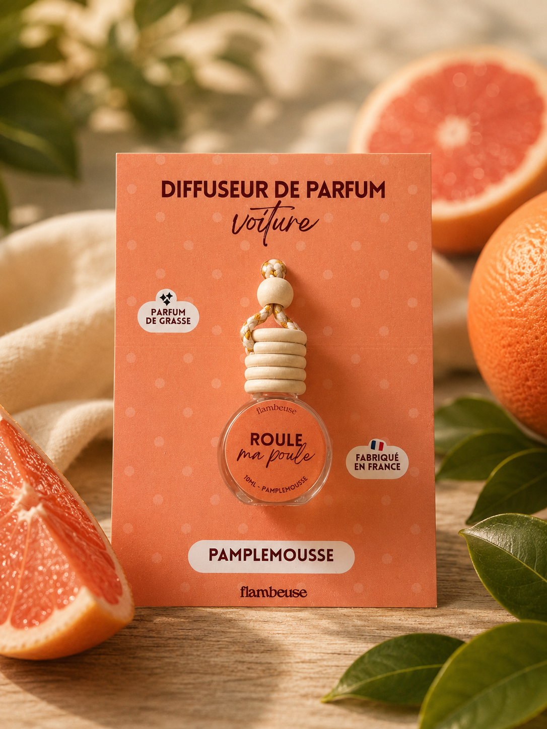 Diffuseur Voiture Rechargeable 10mL Pamplemousse