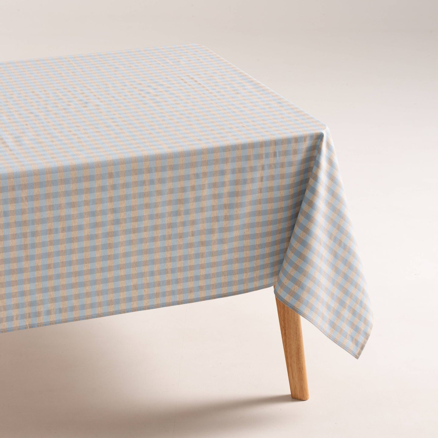 Nappe anti-taches vichy coton NOVY 140 cm – Motif carreaux élégant