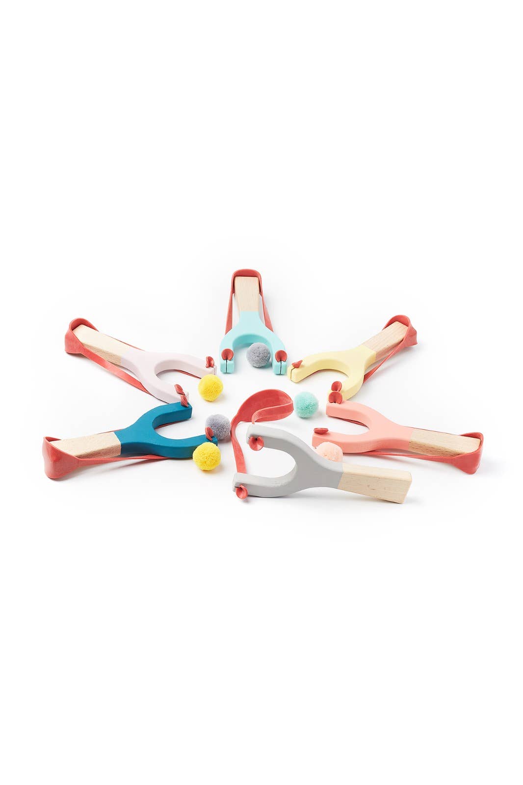 Catapulte en bois de hêtre pour enfants | Jouet artisanal écologique