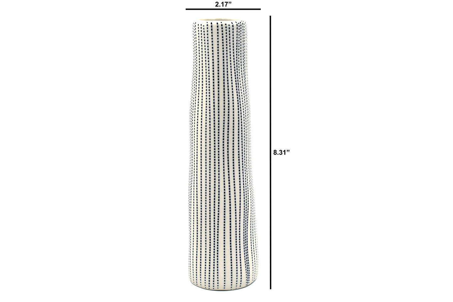 Vase en porcelaine fait main KOZA M de 1159W26 par Art Floral Trading LLC, design élégant et artisanat.