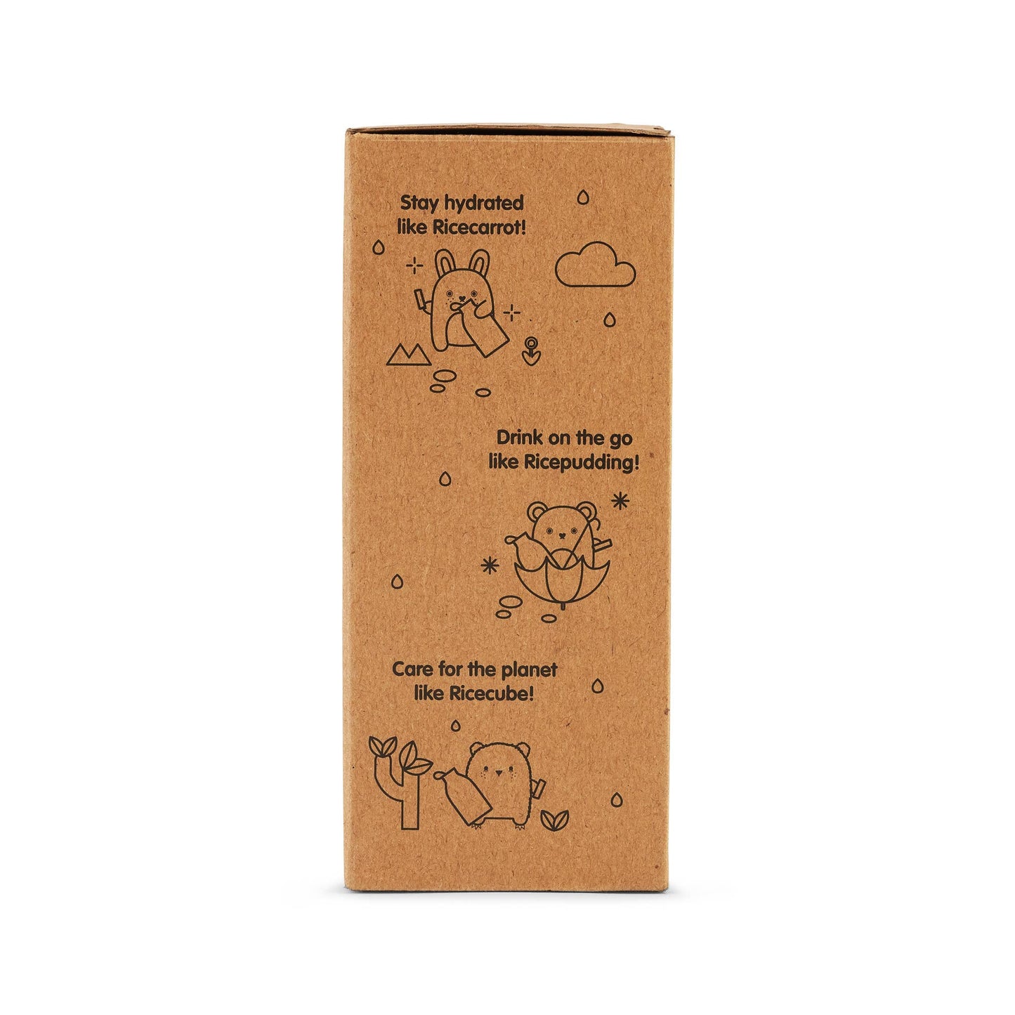 Bouteille en acier inoxydable 250 ml Riceberry Rabbit Noodoll – Design durable sans BPA