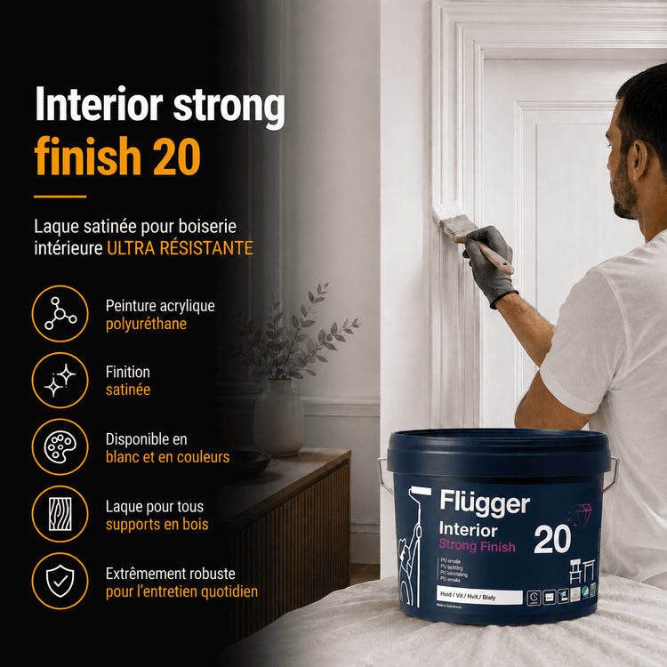 Interior strong finish 20 Laque satinée pour boiserie intérieure