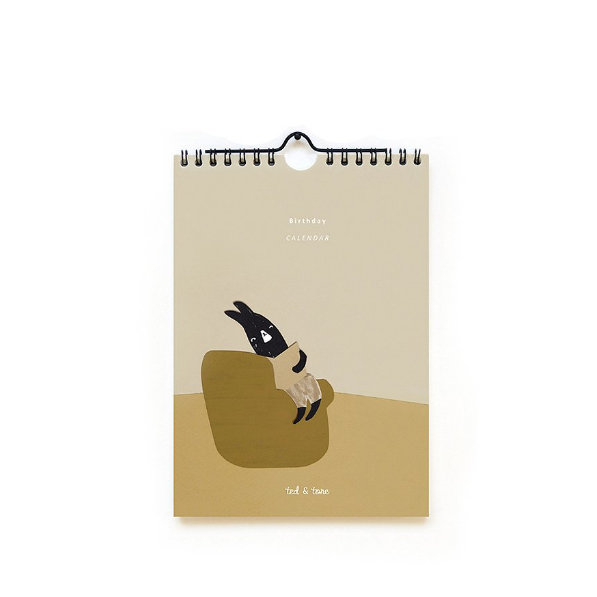 Calendrier format A5 - Ted & Tone