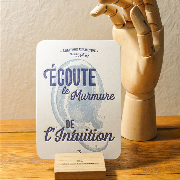 Affiche et carte - Atelier Letterpress
