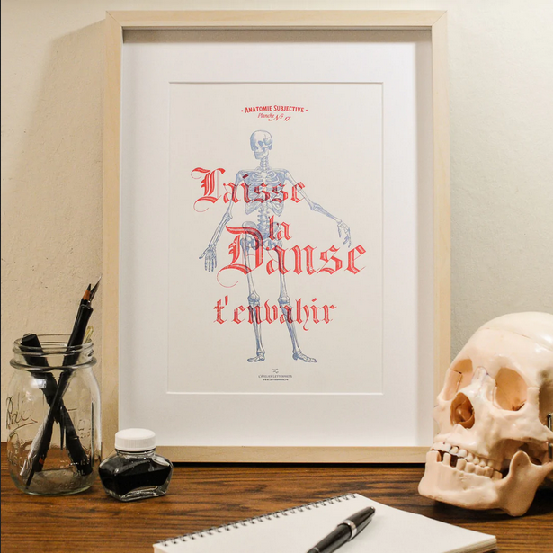 Affiche et carte - Atelier Letterpress