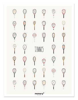 Affiche Tennis - Memory affiches