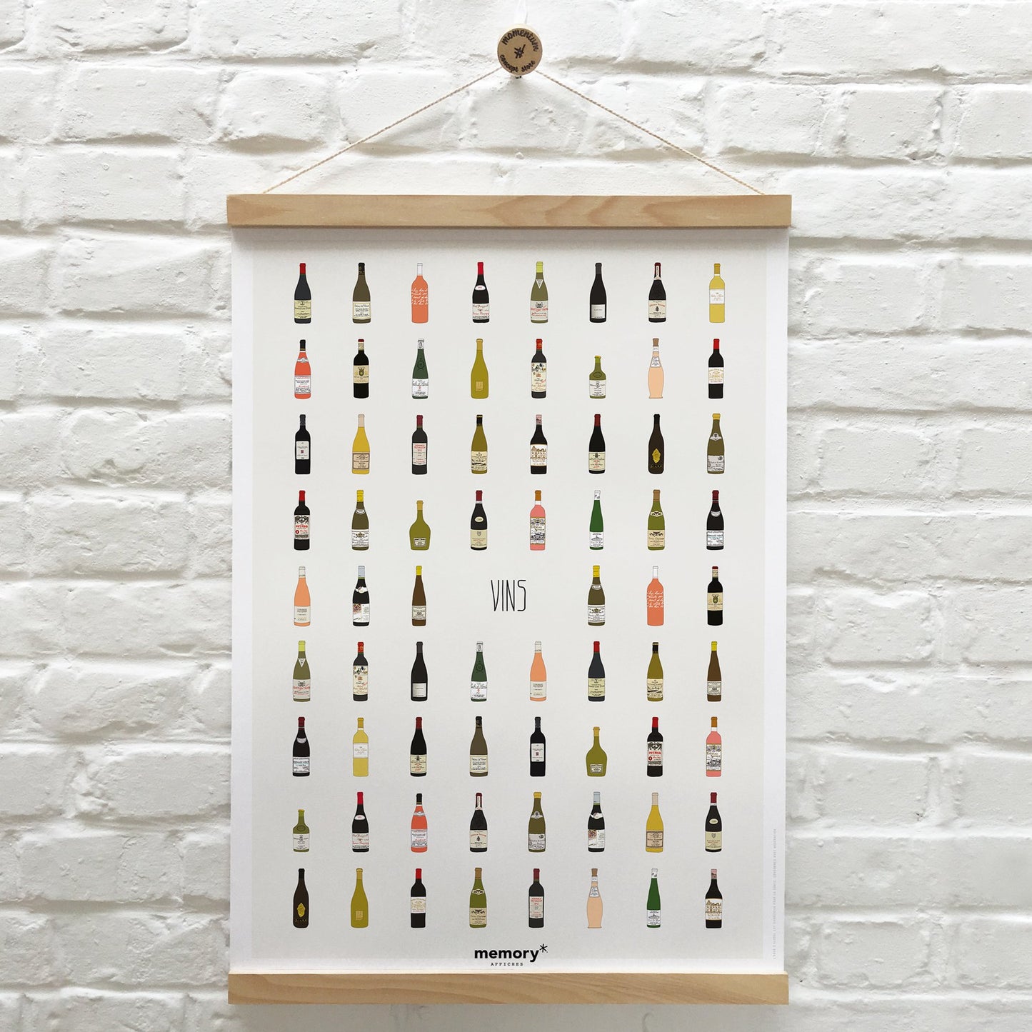 Affiche vins - Memory affiches